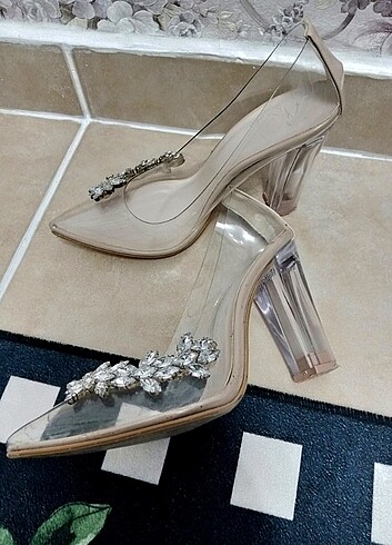 Shoes & More Taşlı Seffaf Ayakkabi ????