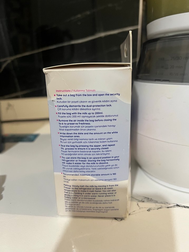 BabyMom Anne Sütü Saklama Poşeti 50 Adet - Görsel 2