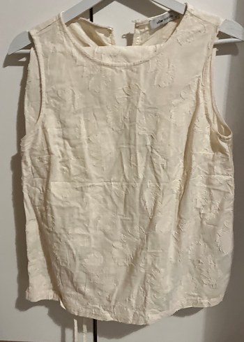 Kolsuz Bej Keten Bluz - Görsel 2