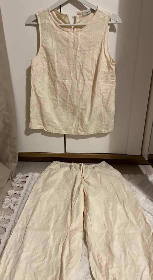 Kolsuz Bej Keten Bluz - Görsel 5