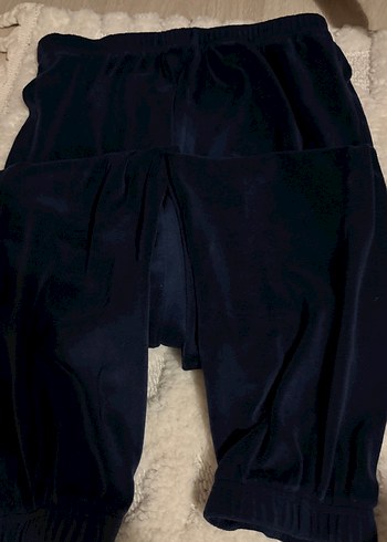 Mavi Hamile Kadife Pantolon - Görsel 5