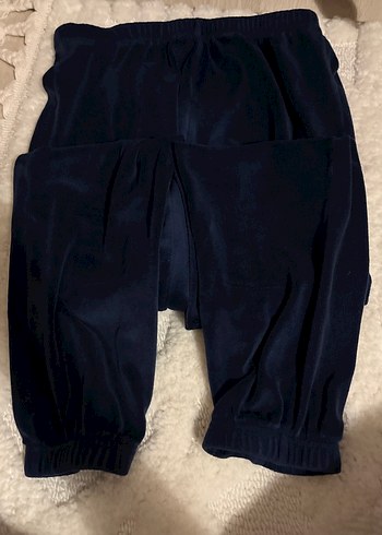 Mavi Hamile Kadife Pantolon - Görsel 4