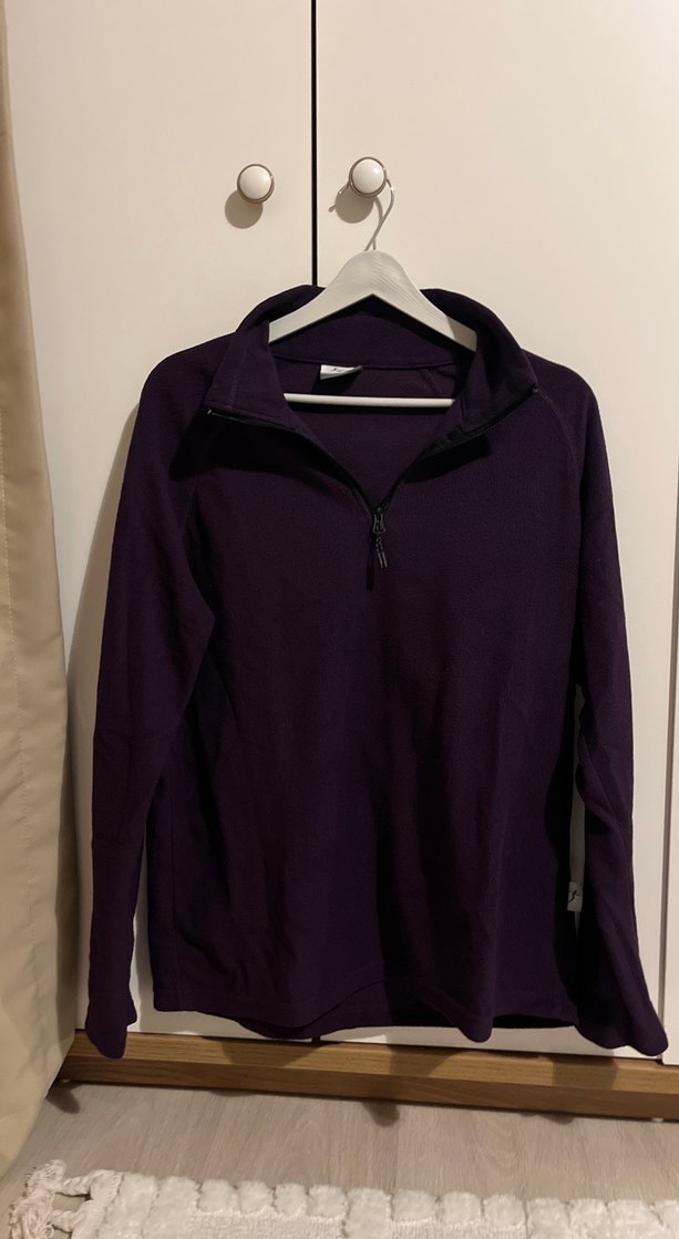 Gri Baskılı Mor Yoga Kayışı - Görsel 3