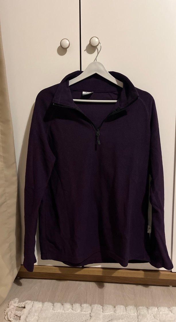 Gri Baskılı Mor Yoga Kayışı - Görsel 4