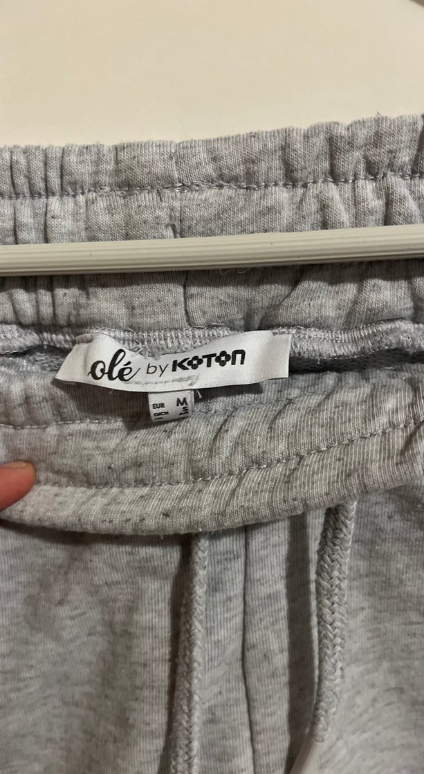 Gri Kadın Mini Şort Rahat Kesim - Görsel 5