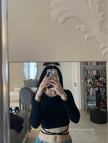 Beli bağlamali crop