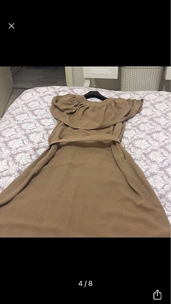 42 Beden camel Renk Krep jile