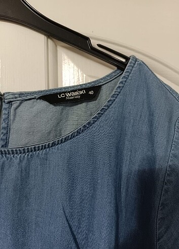 LC Waikiki Hamile kot elbise