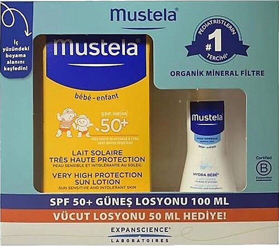 MUSTELA BEBEK GÜNEŞ KREMİ