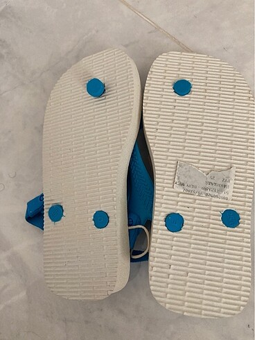 25 Beden mavi Renk Havaianas 25-26 sandalet-etiketli