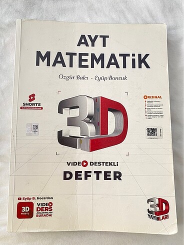 3D eyüp b ayt matematik vdd