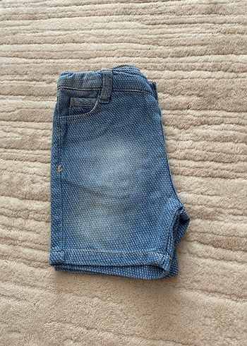 Düğmeli Mavi Erkek Kot Şort - Görsel 2