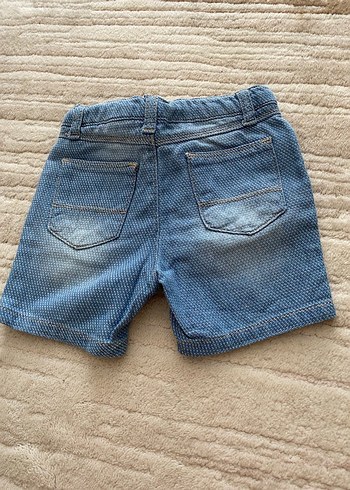 Düğmeli Mavi Erkek Kot Şort - Görsel 4