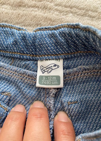 Düğmeli Mavi Erkek Kot Şort - Görsel 6