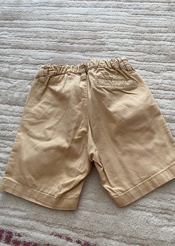 Erkek Bej Regular Fit Pamuk Şort - Görsel 3