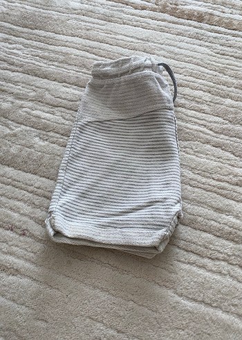 Bej Erkek Keten Şort - Görsel 3