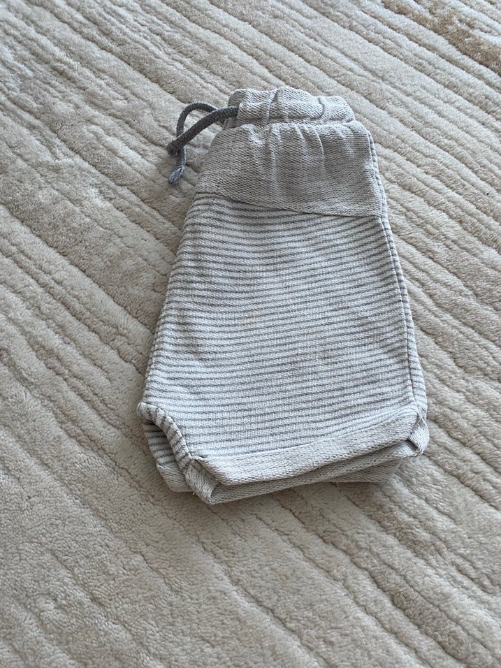 Bej Erkek Keten Şort - Görsel 5