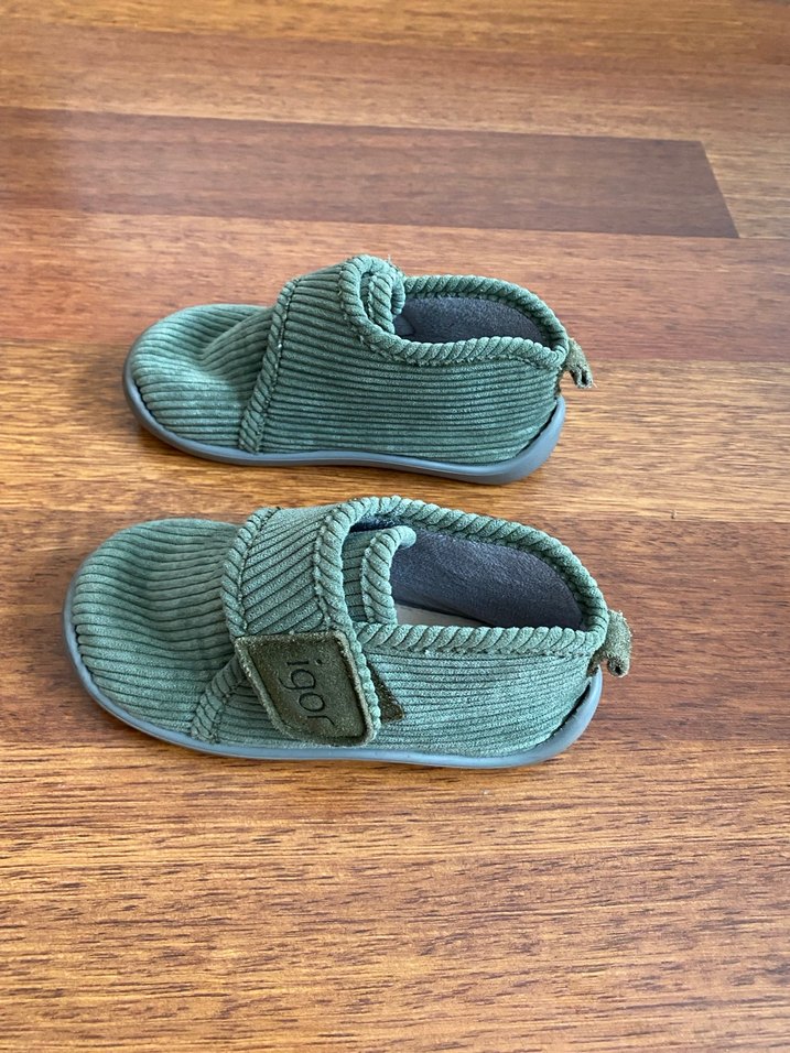 Erkek Çocuk Yeşil Sıcak Terlik İgor - Görsel 3