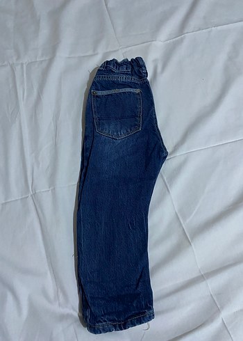 Erkek Çocuk Koyu Mavi Bol Kesim Kot Pantolon - Görsel 5