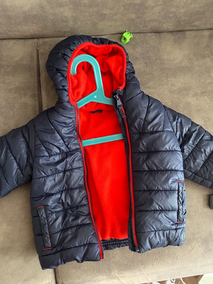 Erkek Çocuk Lacivert Fermuarlı Mont - Görsel 4