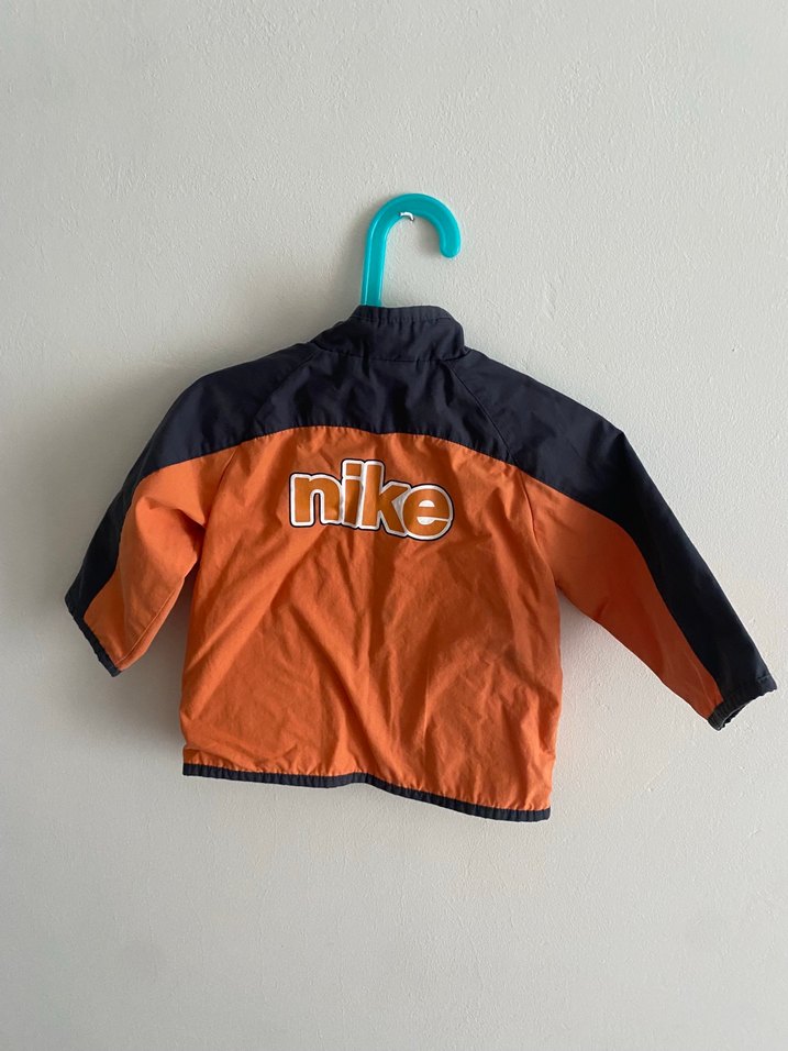 Turuncu Erkek Çocuk Fermuarlı Yağmurluk - Görsel 2