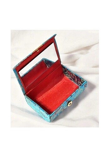 Diğer HandMade Çiçek Tasarımı Vintage Ayna Takı Ambalaj Kutusu