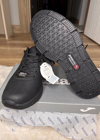 Siyah Bağcıklı Su Geçirmez Unisex Spor Ayakkabı - Görsel 4