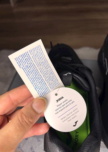 Siyah Bağcıklı Su Geçirmez Unisex Spor Ayakkabı - Görsel 8