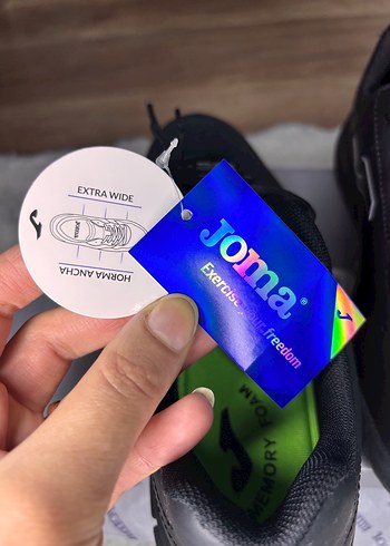 Siyah Bağcıklı Su Geçirmez Unisex Spor Ayakkabı - Görsel 7