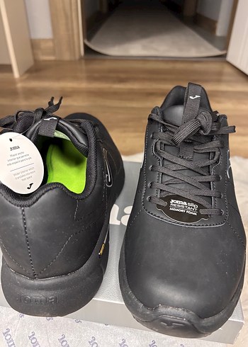 Siyah Bağcıklı Su Geçirmez Unisex Spor Ayakkabı - Görsel 9