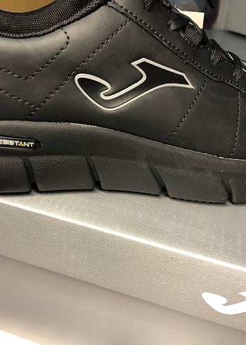 Siyah Bağcıklı Su Geçirmez Unisex Spor Ayakkabı - Görsel 14