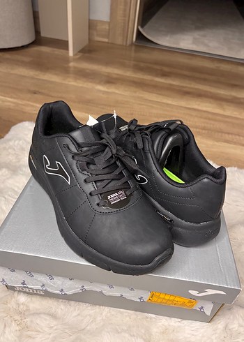 Siyah Bağcıklı Su Geçirmez Unisex Spor Ayakkabı - Görsel 12