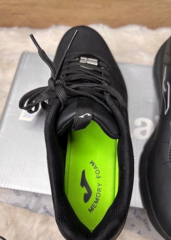 Siyah Bağcıklı Su Geçirmez Unisex Spor Ayakkabı - Görsel 5