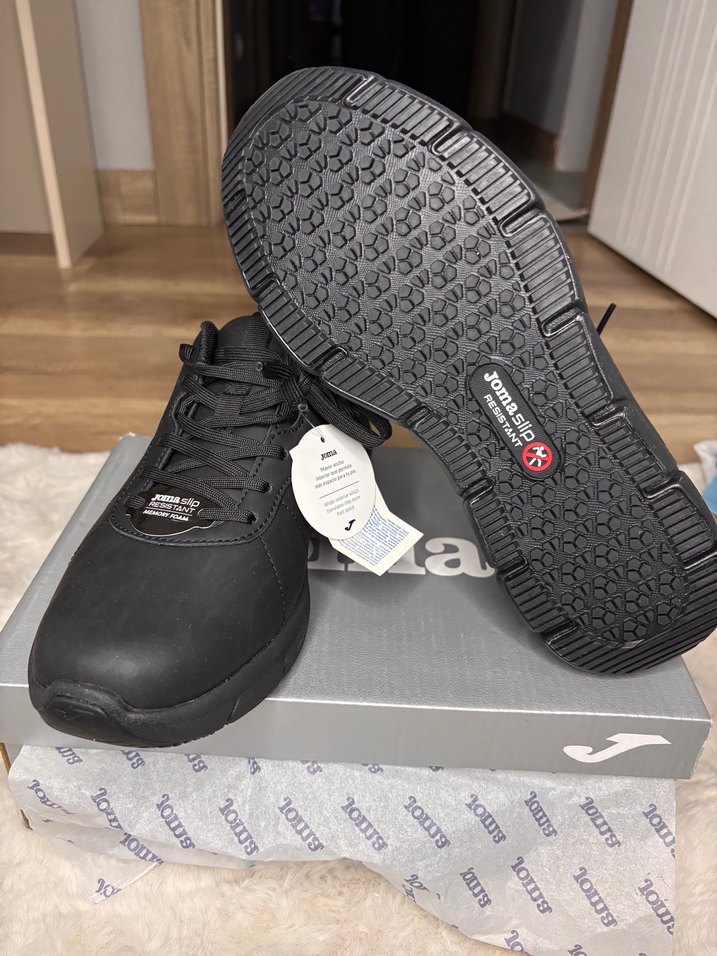 Siyah Bağcıklı Su Geçirmez Unisex Spor Ayakkabı - Görsel 4