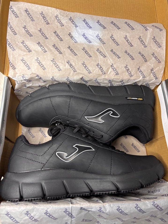 Siyah Bağcıklı Su Geçirmez Unisex Spor Ayakkabı - Görsel 2