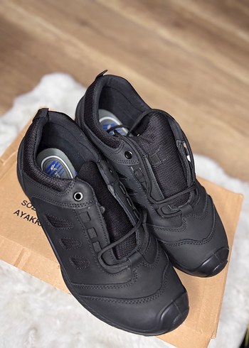 Siyah Bağcıklı Erkek Outdoor Spor Ayakkabı - Görsel 8