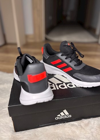 Adidas Gri Kırmızı Unisex Spor Ayakkabı - Görsel 5