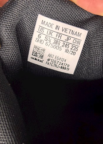 Adidas Gri Kırmızı Unisex Spor Ayakkabı - Görsel 11