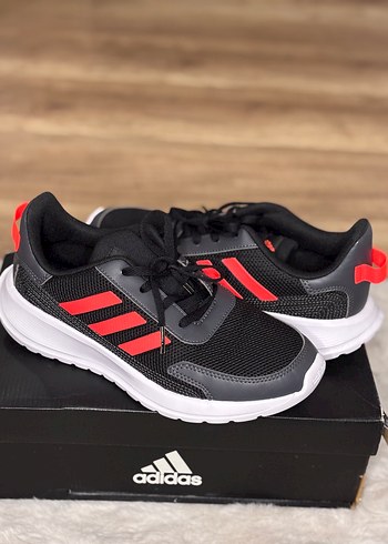 Adidas Gri Kırmızı Unisex Spor Ayakkabı - Görsel 3