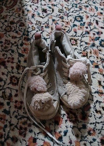 Nakışlı Pembe İlk Adım Kız Ayakkabısı - Görsel 4