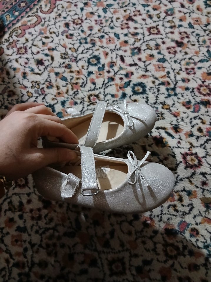 Kız Çocuk Pembe Tokalı Babet Ayakkabı - Görsel 4