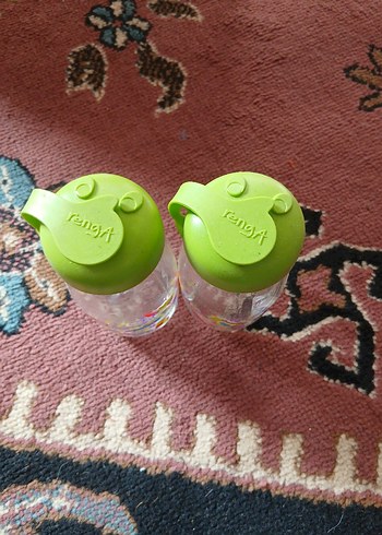 Renkli Kırmızı Çocuk Pipetli Suluk - Görsel 4