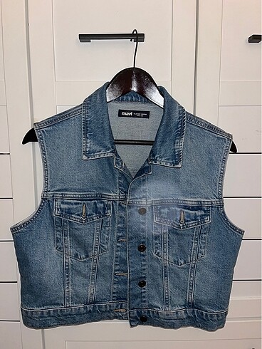 Denim yelek