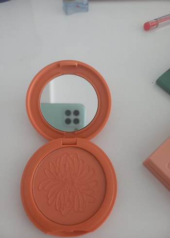 Pastel pastel turuncu Toz Allık