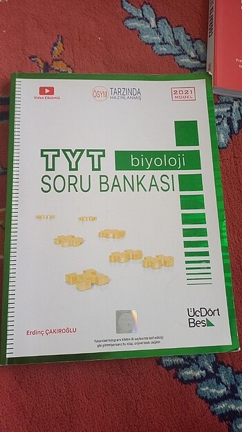 Tyt biyoloji soru bankası üç dört beş yayin