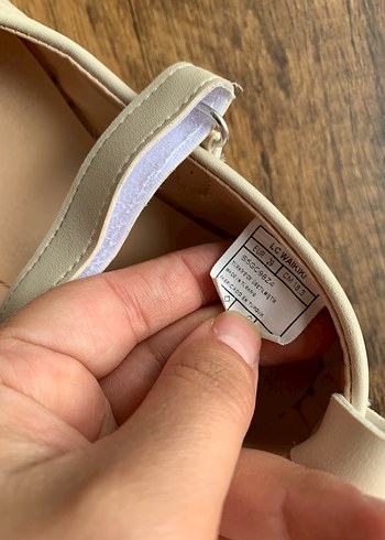 Kırık beyaz gösteri ayakkabısı - Görsel 3