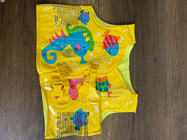 Unisex şişme yüzme yeleği 3-5 yaş uyumlu