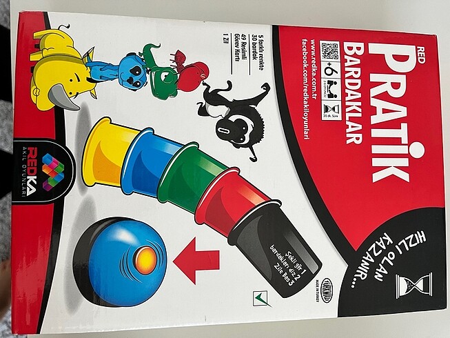 5+ kutu oyunu pratik bardaklar