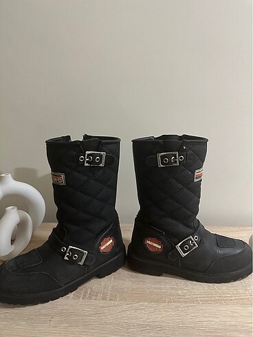 31 Beden Harley siyah kız çoçuk bot