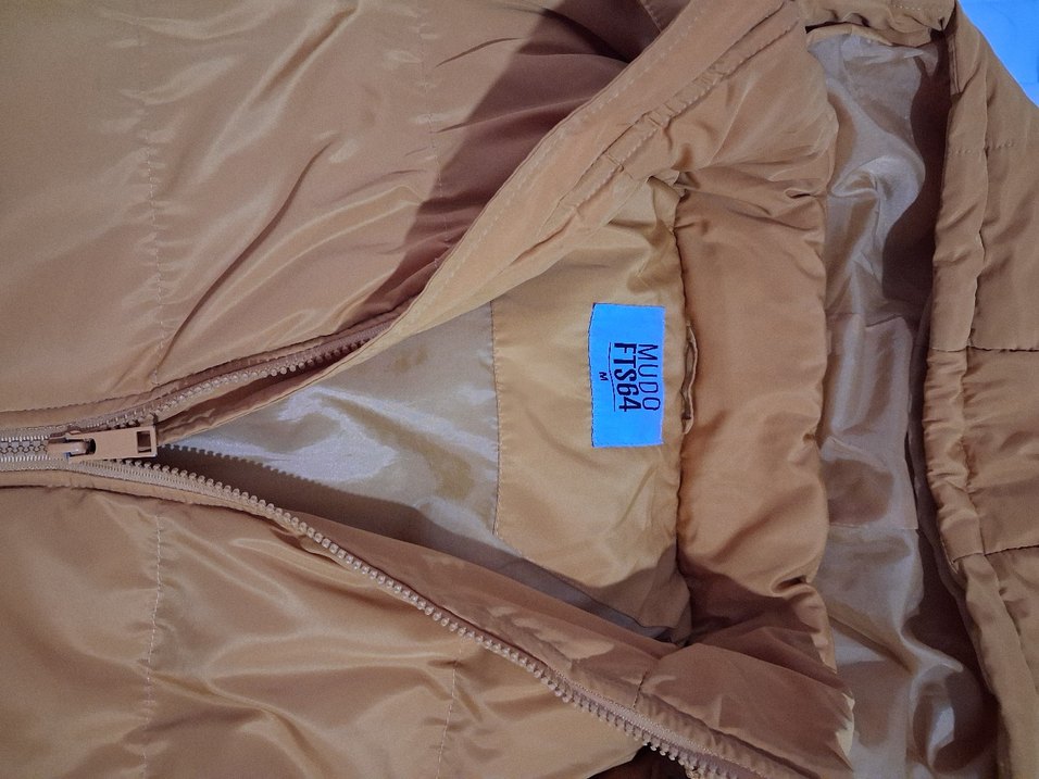 Sarı renk erkek Kışlık Mont - Görsel 5